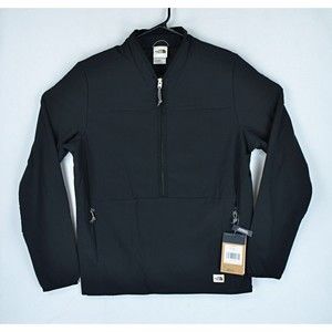 The North Face Men's Mountain Pullover Lightweight Jacket 1/2 Zip Black Small